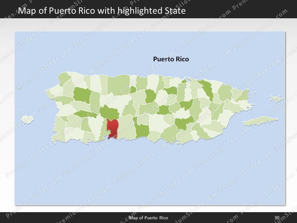 powerpoint map puerto rico