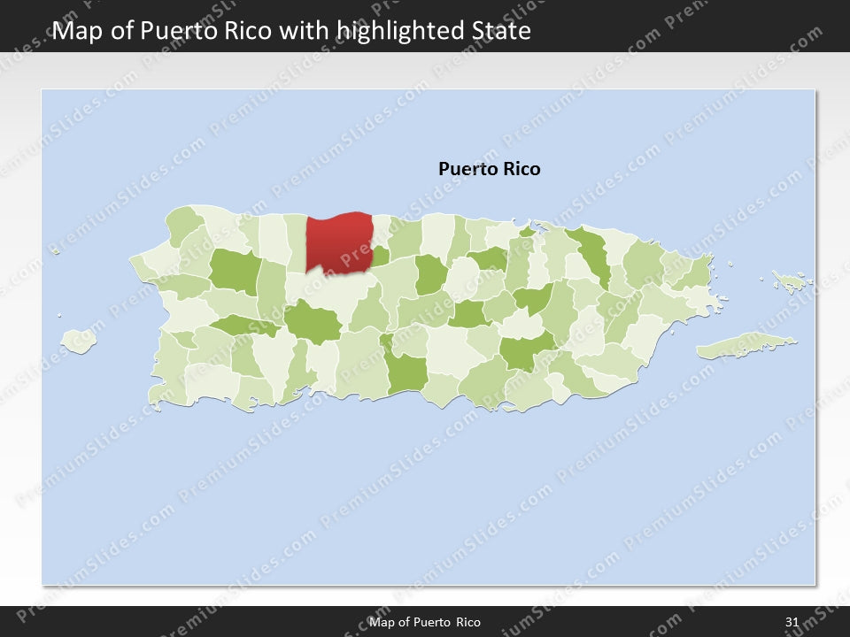 powerpoint map puerto rico