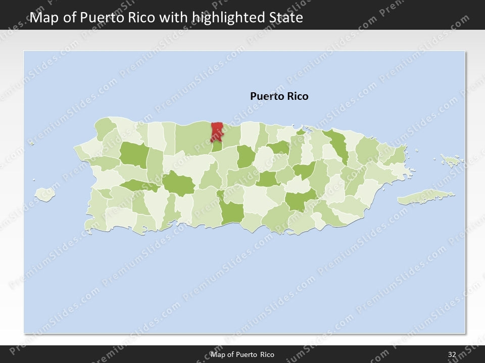 powerpoint map puerto rico