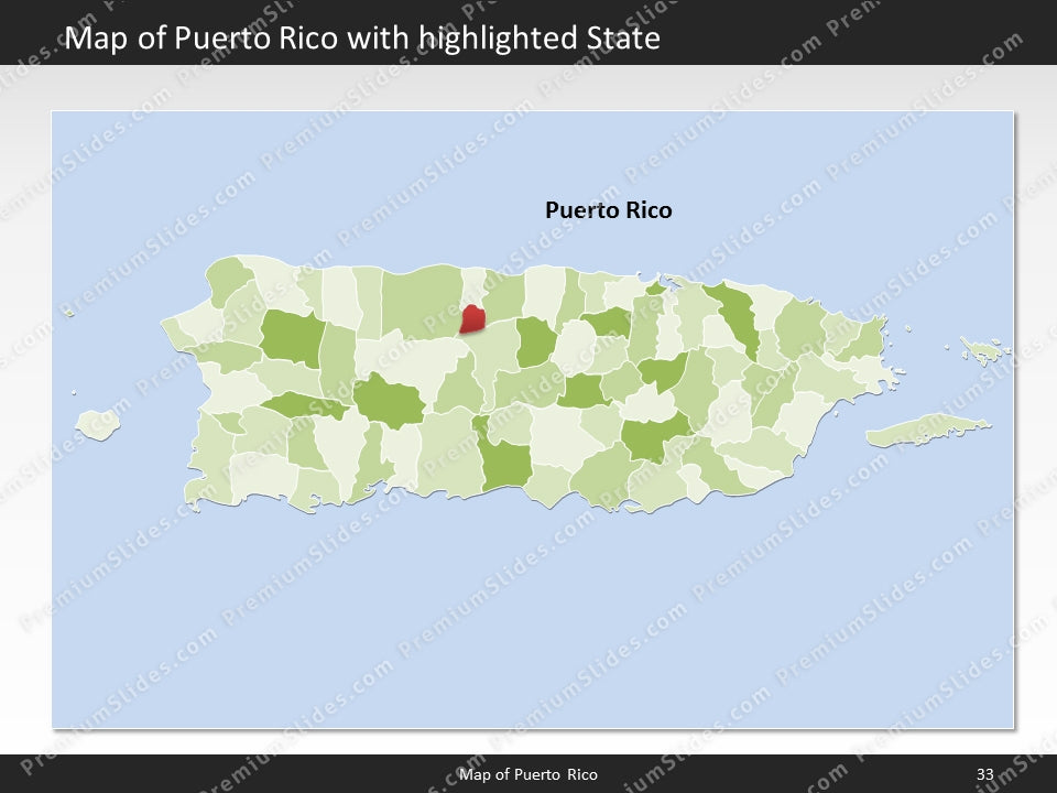 powerpoint map puerto rico