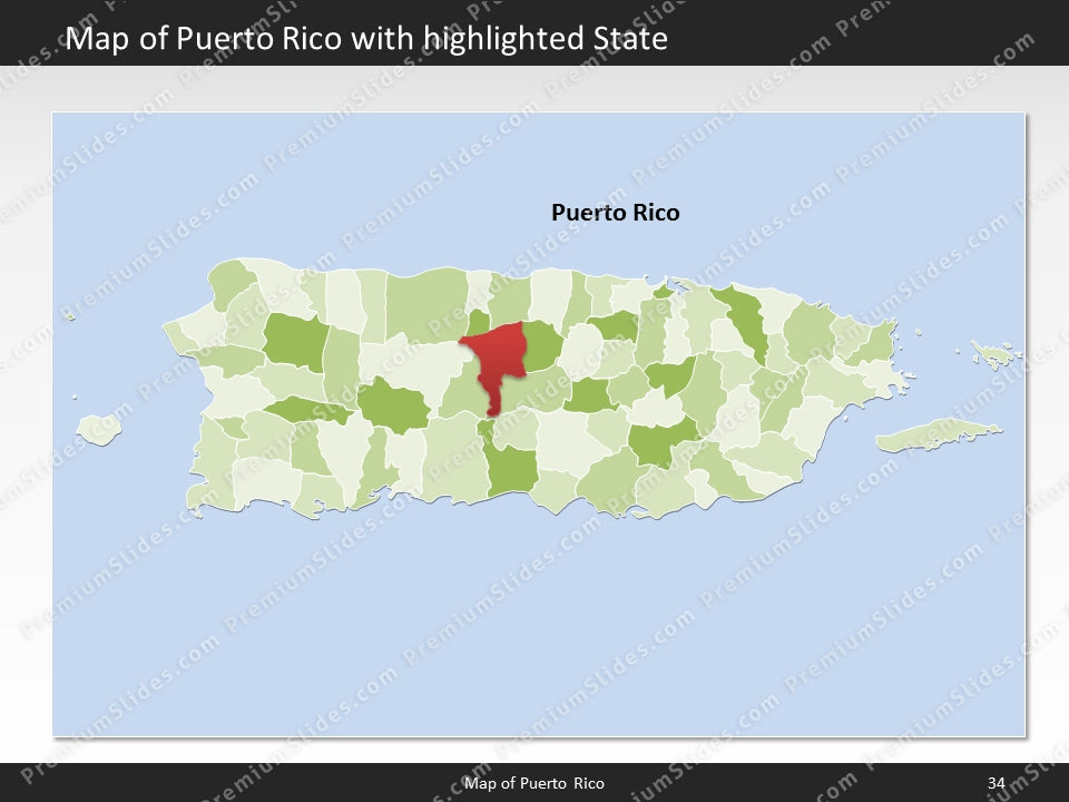 powerpoint map puerto rico