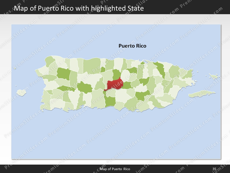 powerpoint map puerto rico