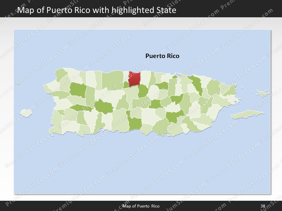 powerpoint map puerto rico