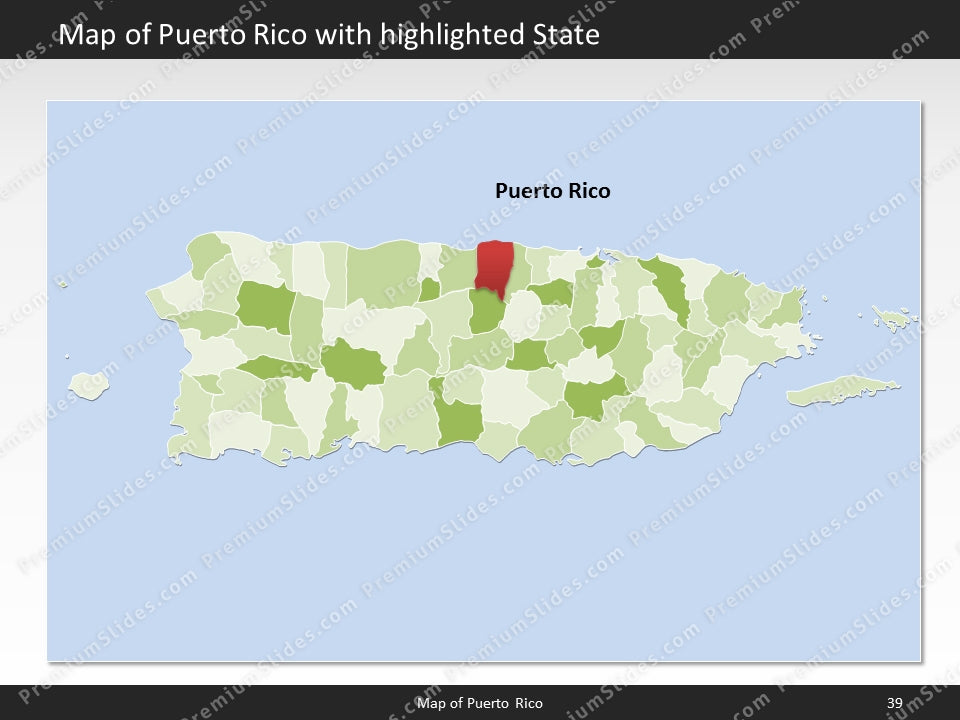 powerpoint map puerto rico