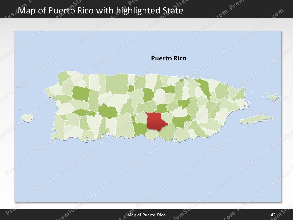 powerpoint map puerto rico