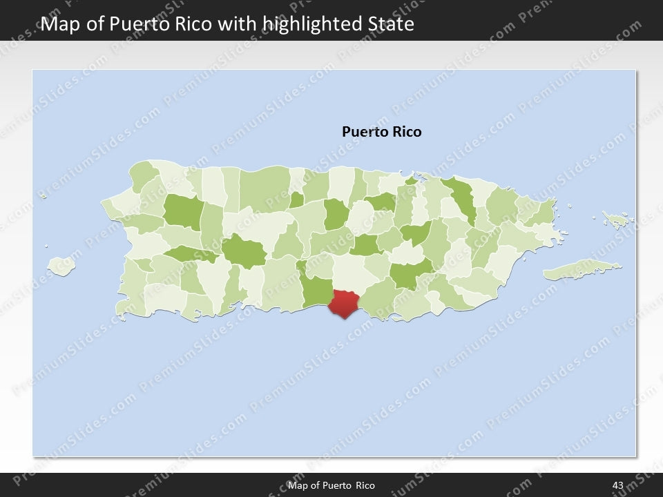 powerpoint map puerto rico