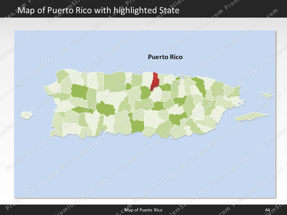 powerpoint map puerto rico