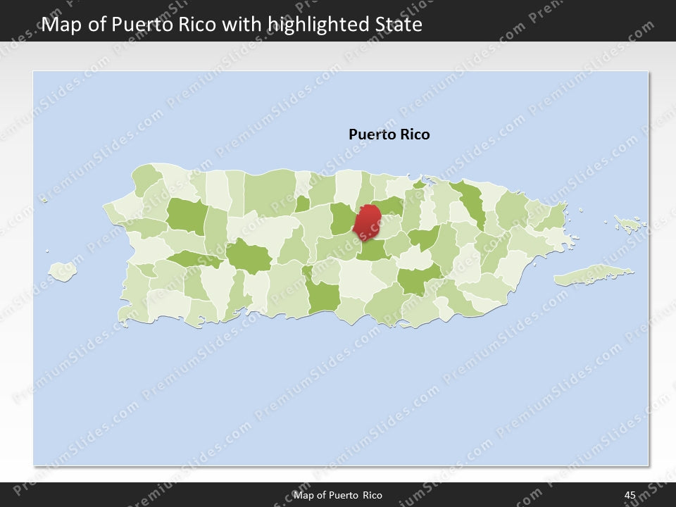 powerpoint map puerto rico