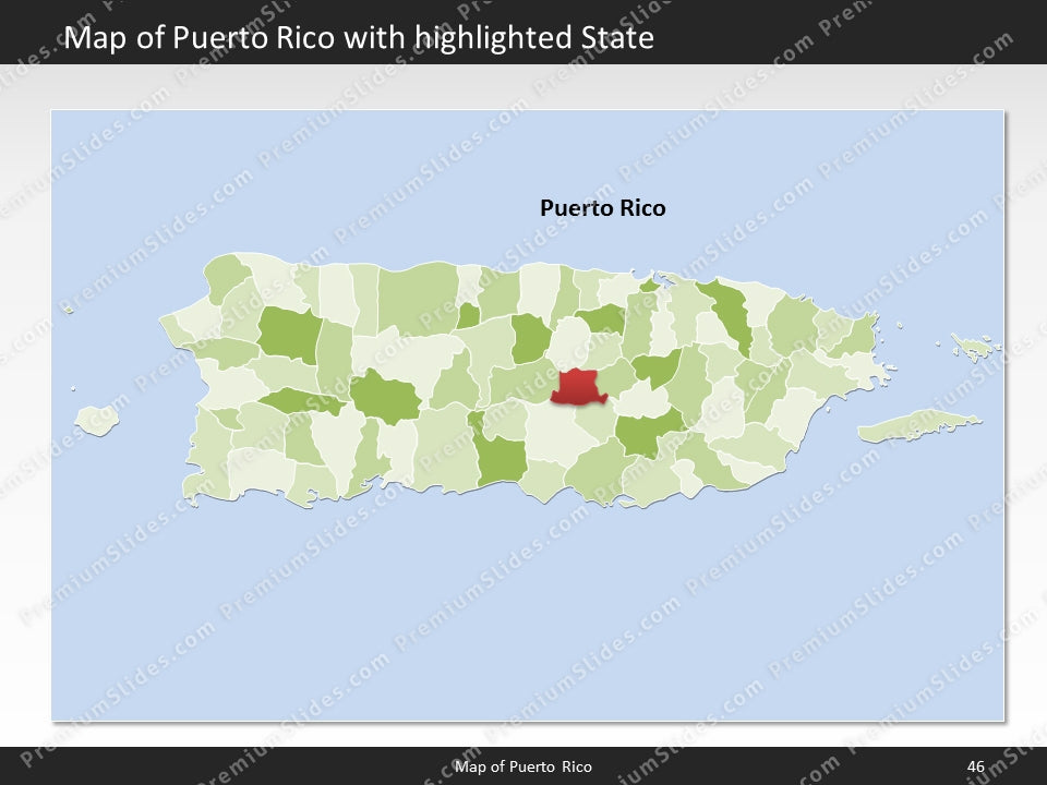 powerpoint map puerto rico