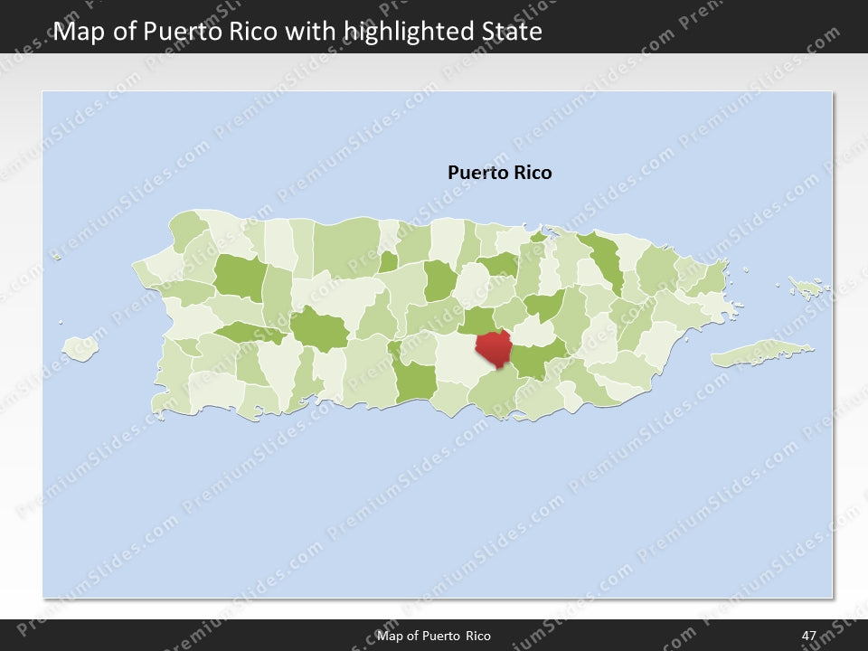 powerpoint map puerto rico