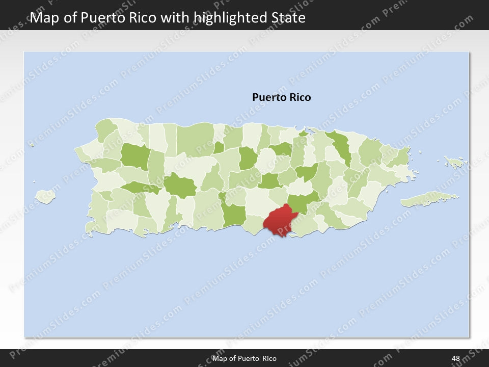 powerpoint map puerto rico