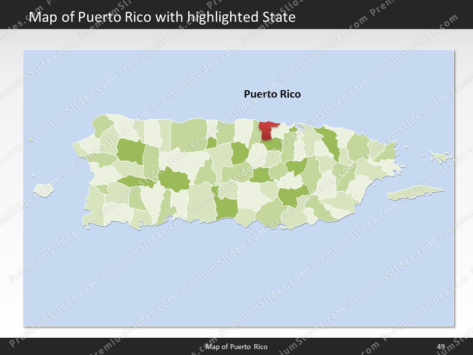 powerpoint map puerto rico