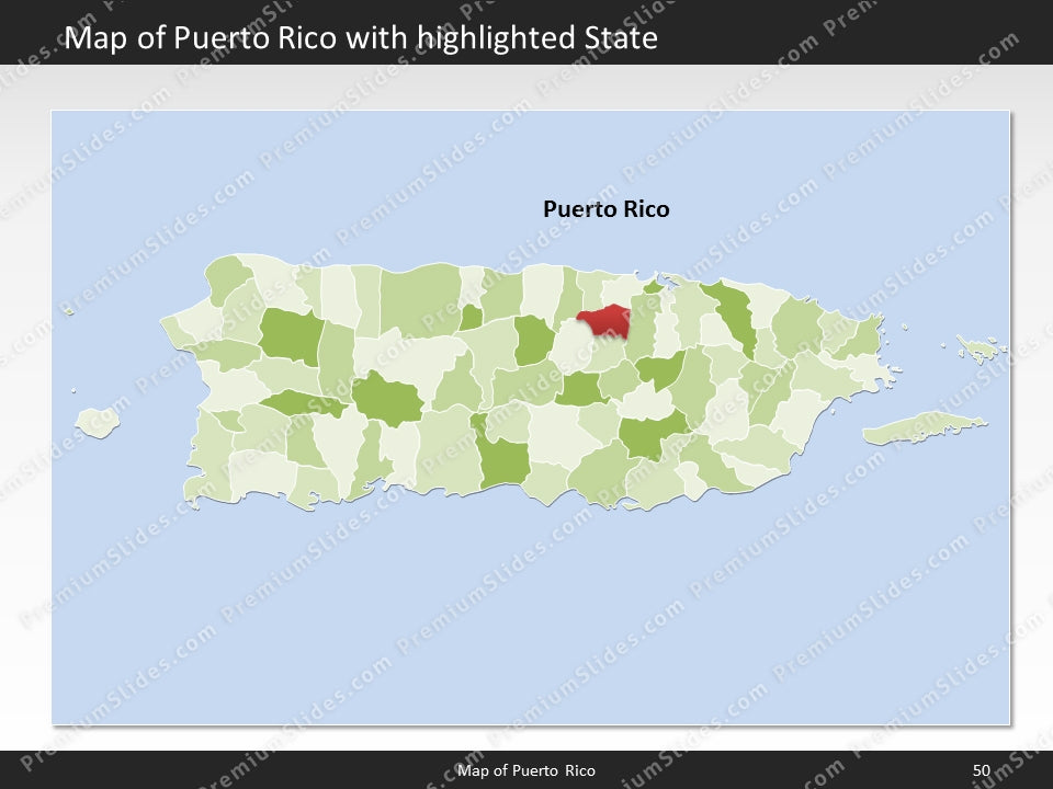 powerpoint map puerto rico