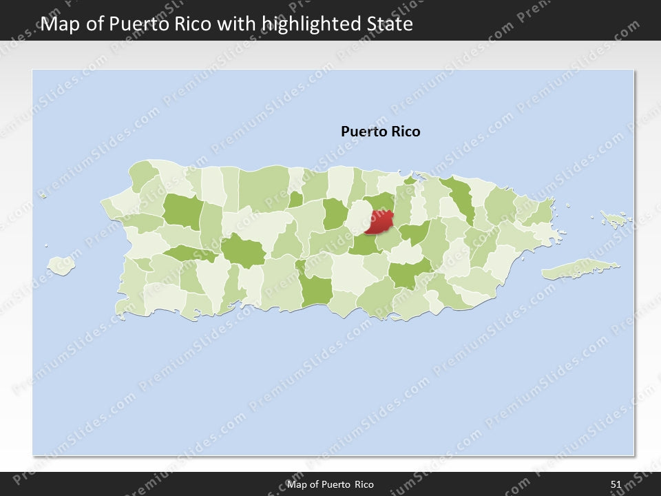 powerpoint map puerto rico
