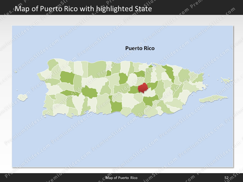 powerpoint map puerto rico