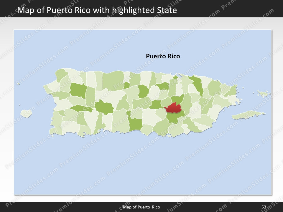 powerpoint map puerto rico