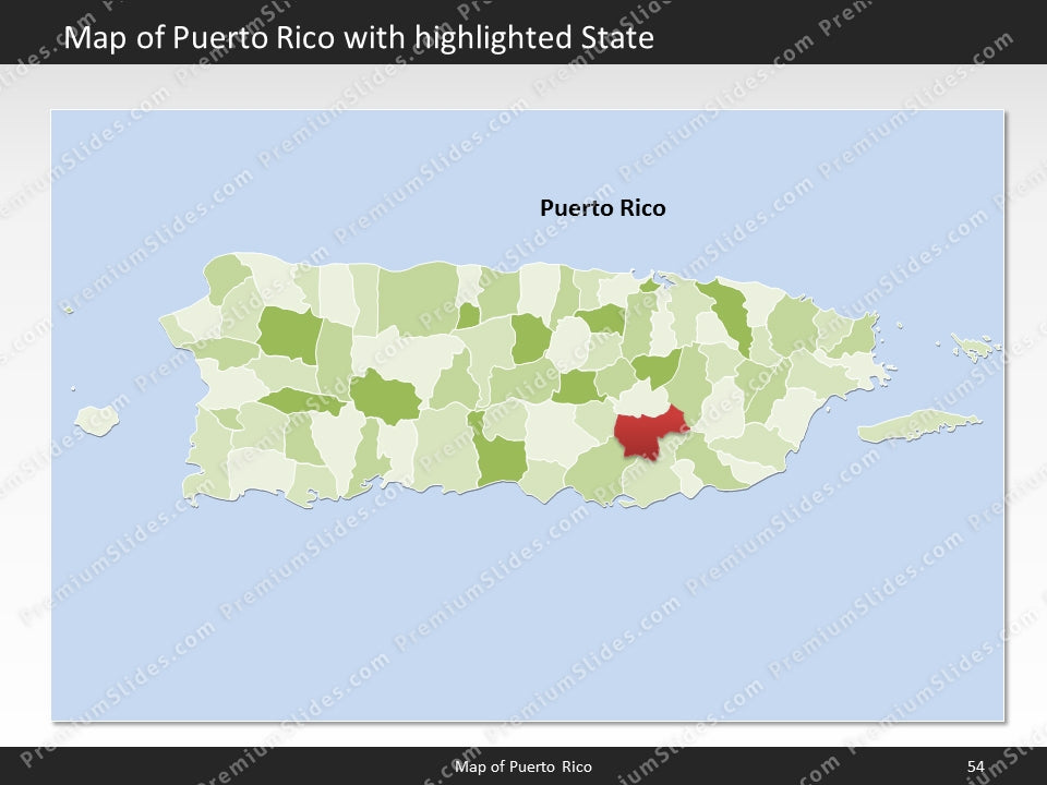 powerpoint map puerto rico