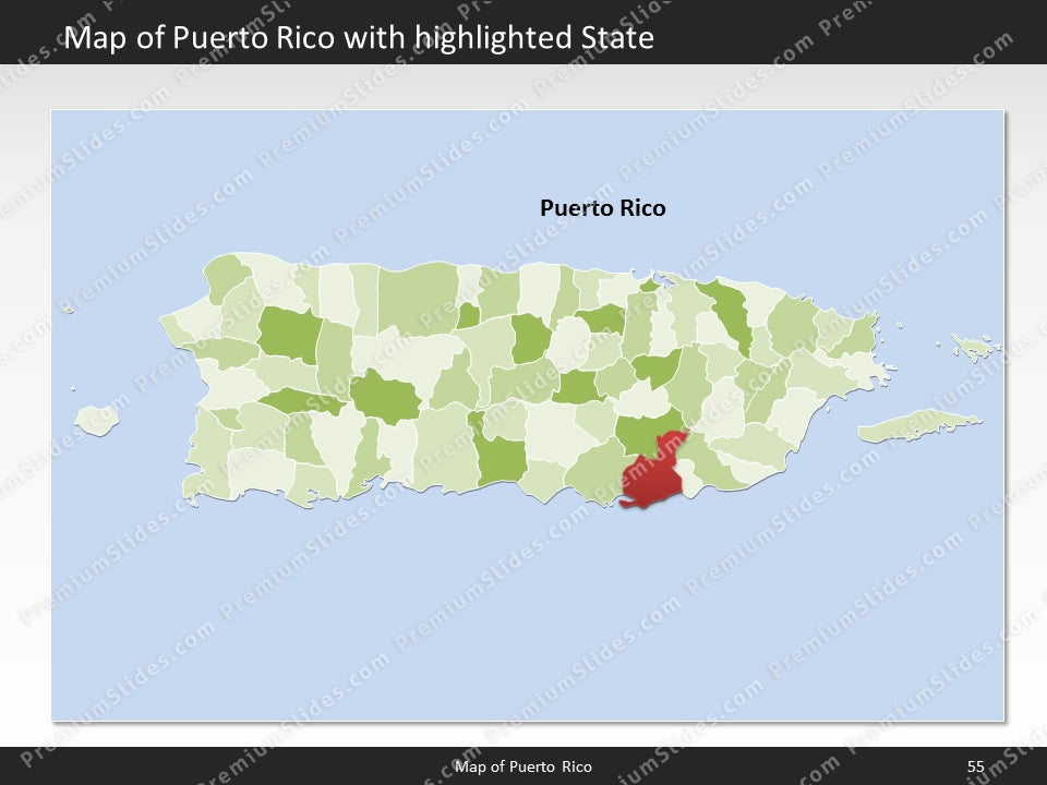 powerpoint map puerto rico