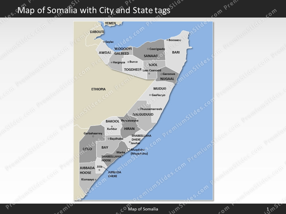 powerpoint map somalia