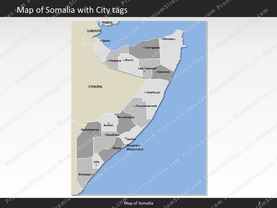 powerpoint map somalia