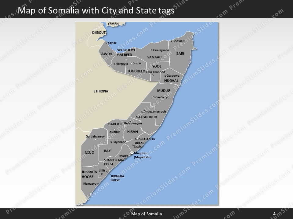 powerpoint map somalia