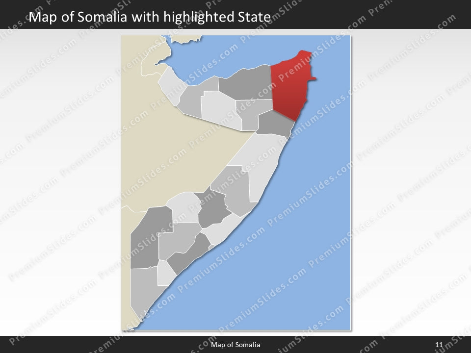 powerpoint map somalia