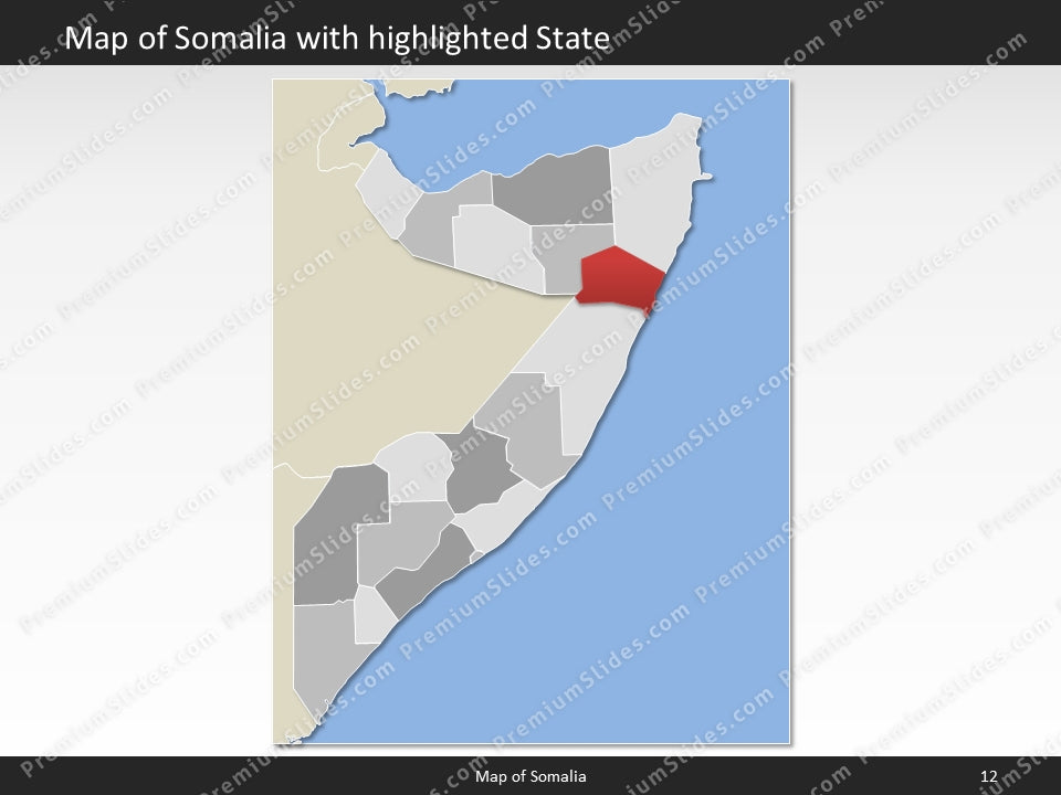powerpoint map somalia