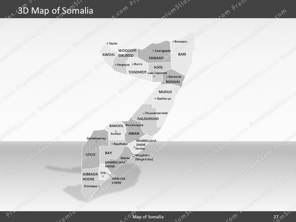 powerpoint map somalia