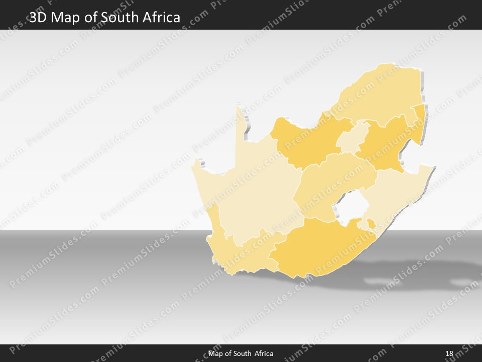 powerpoint map south africa