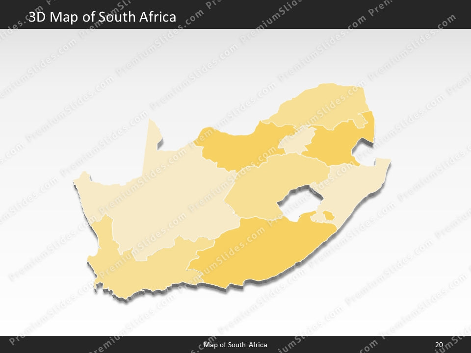 powerpoint map south africa