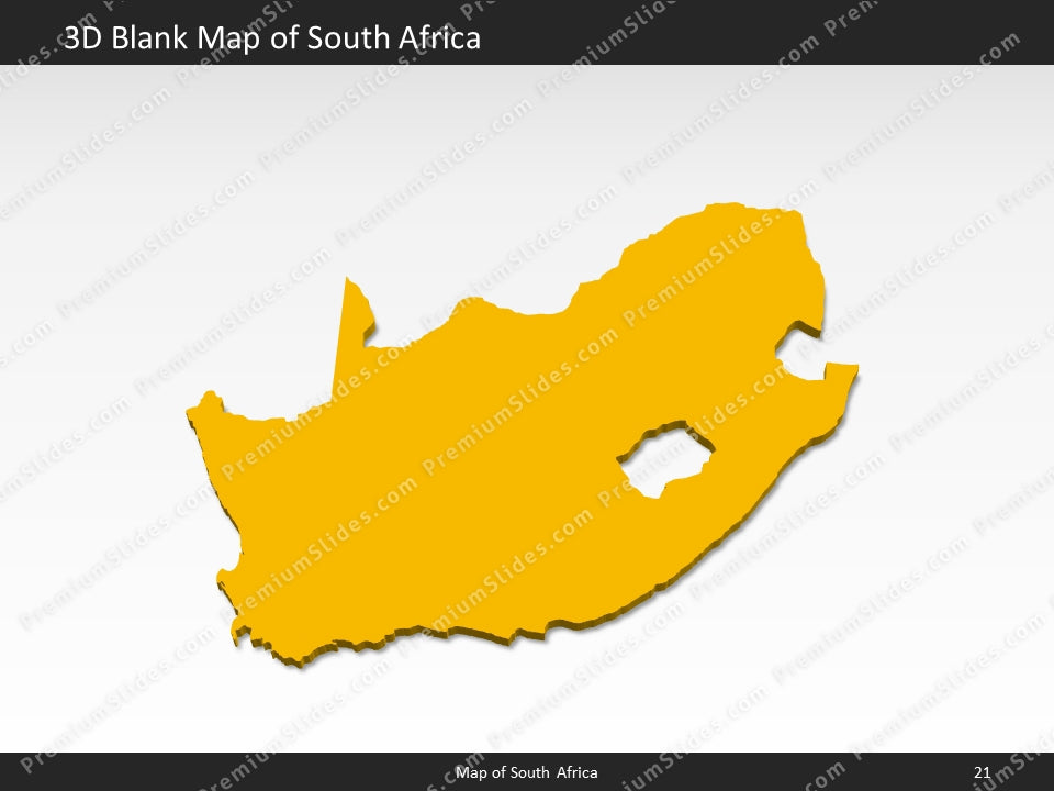 powerpoint map south africa
