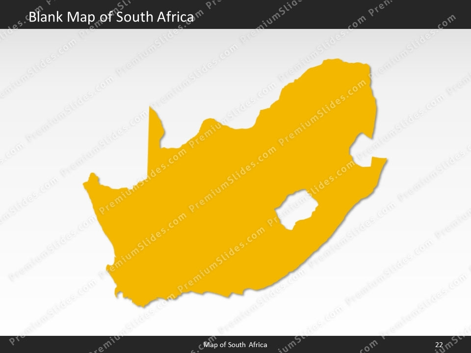 powerpoint map south africa