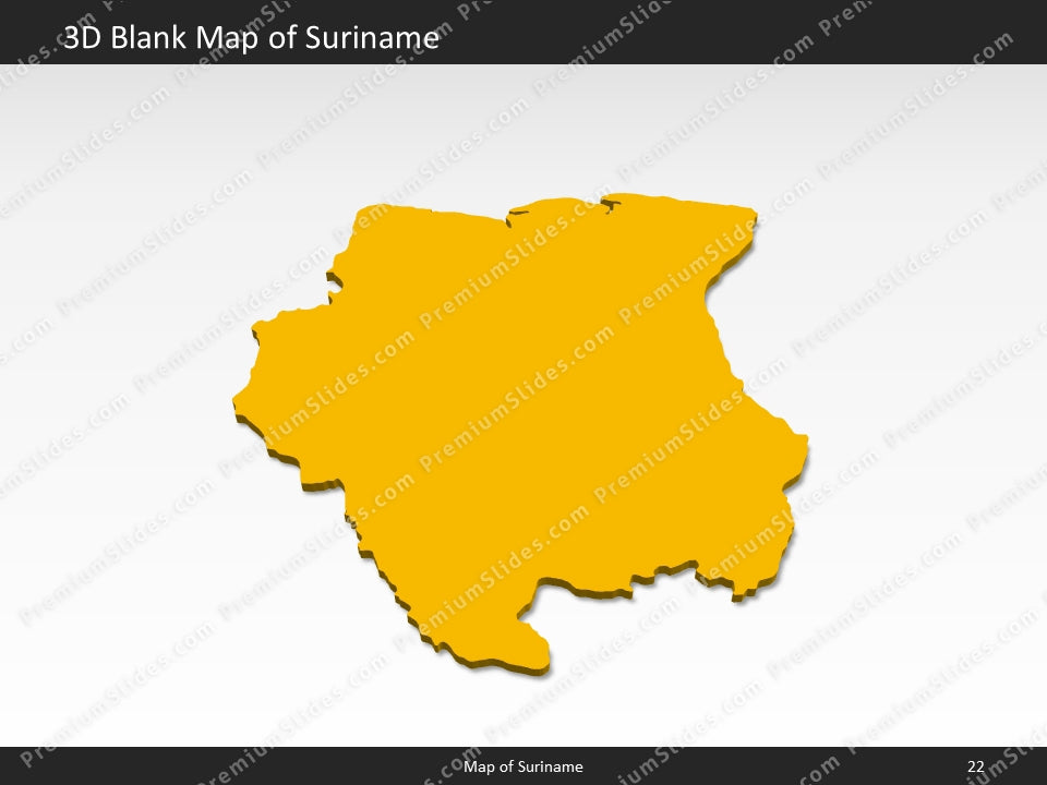 powerpoint map suriname