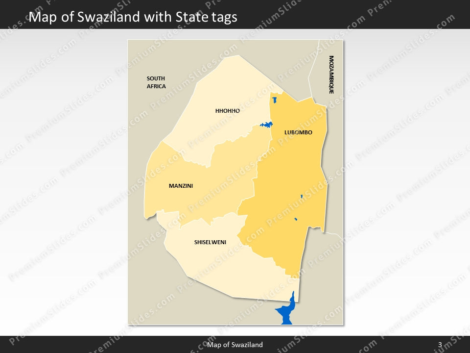 powerpoint map swaziland