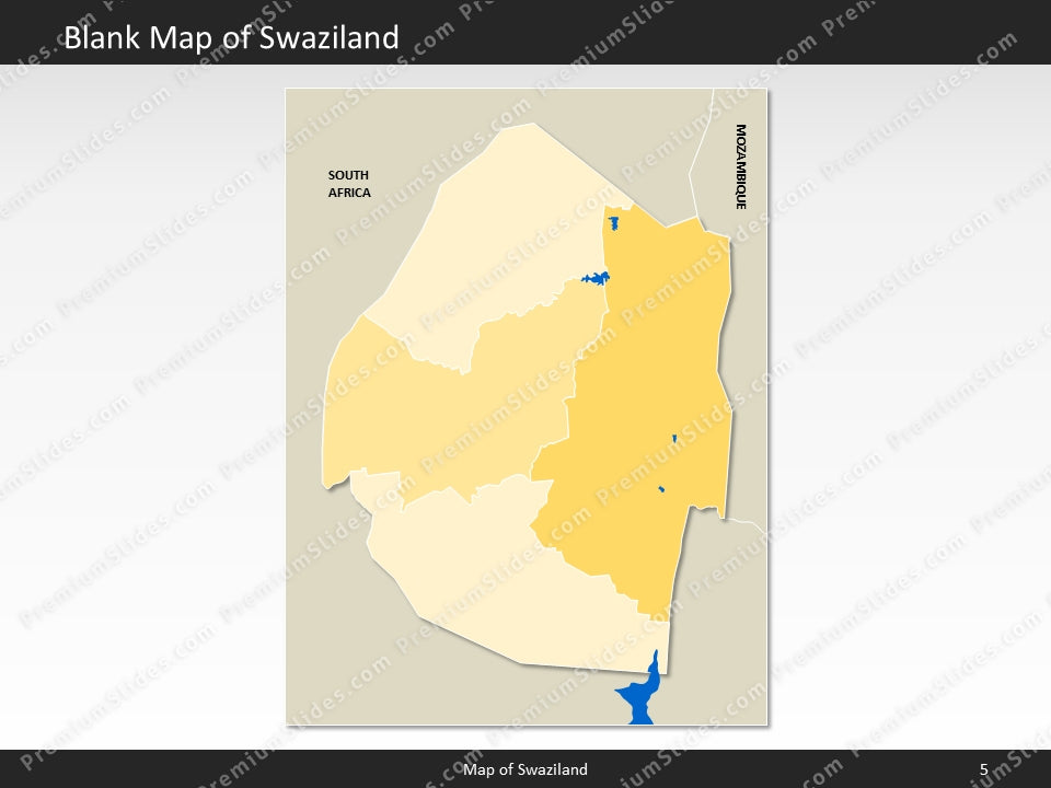 powerpoint map swaziland