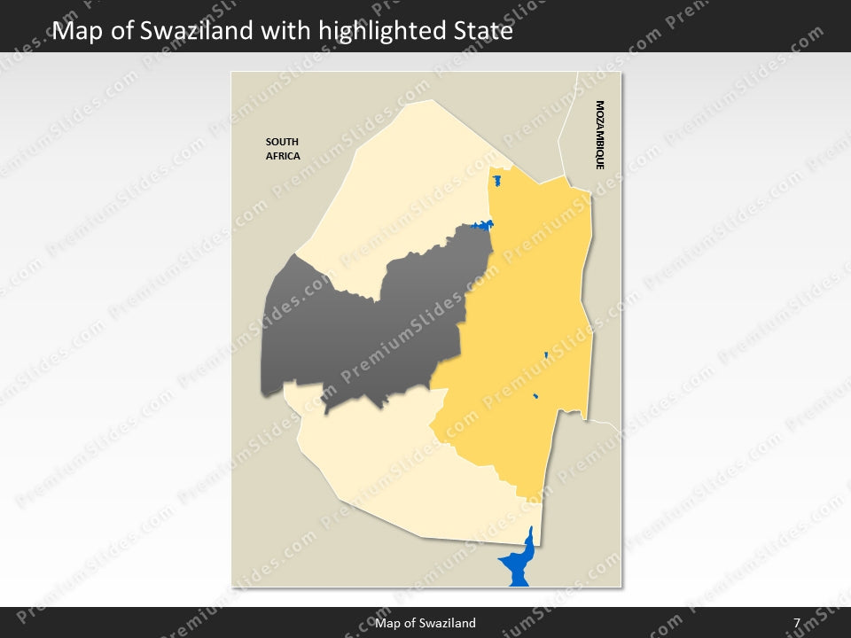 powerpoint map swaziland