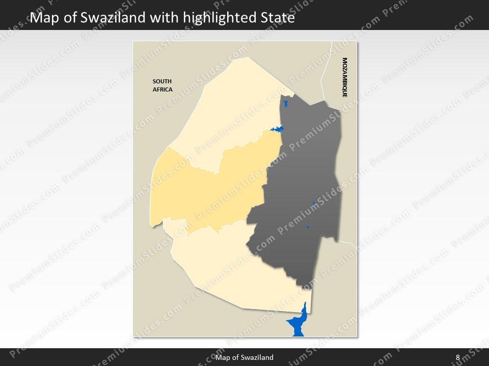 powerpoint map swaziland