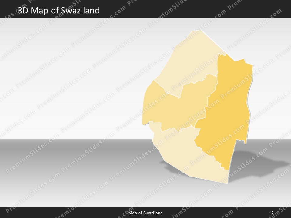 powerpoint map swaziland