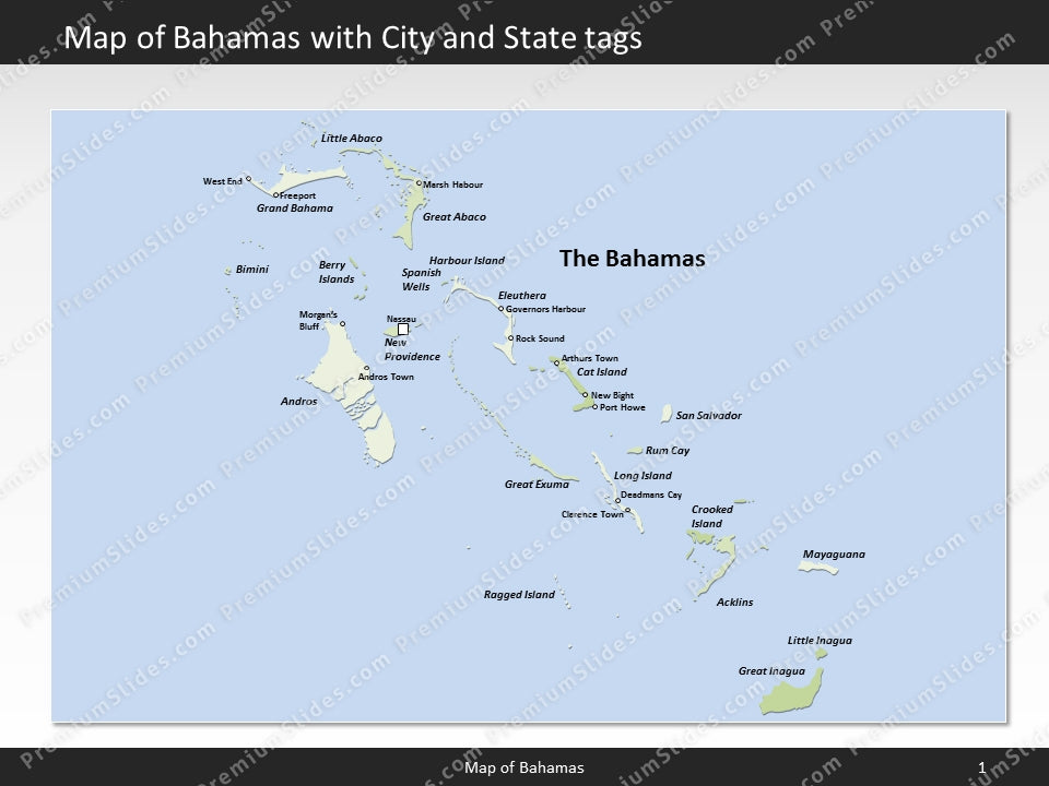powerpoint map bahamas