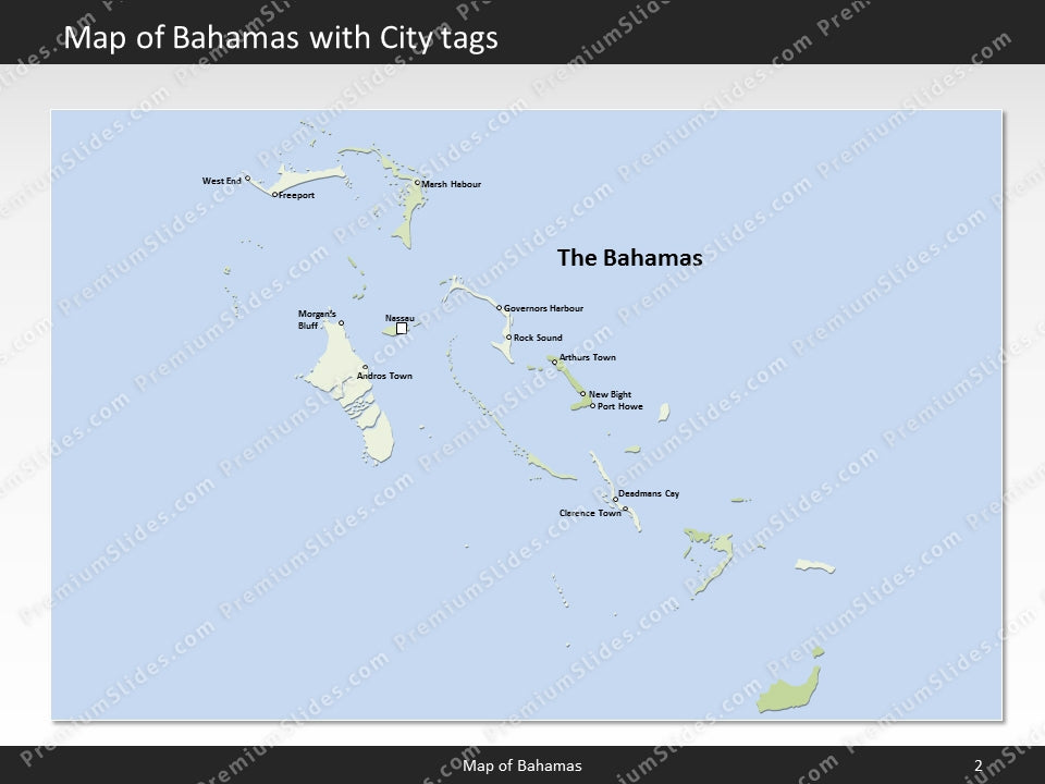 powerpoint map bahamas