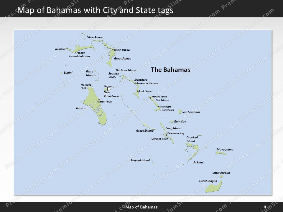 powerpoint map bahamas