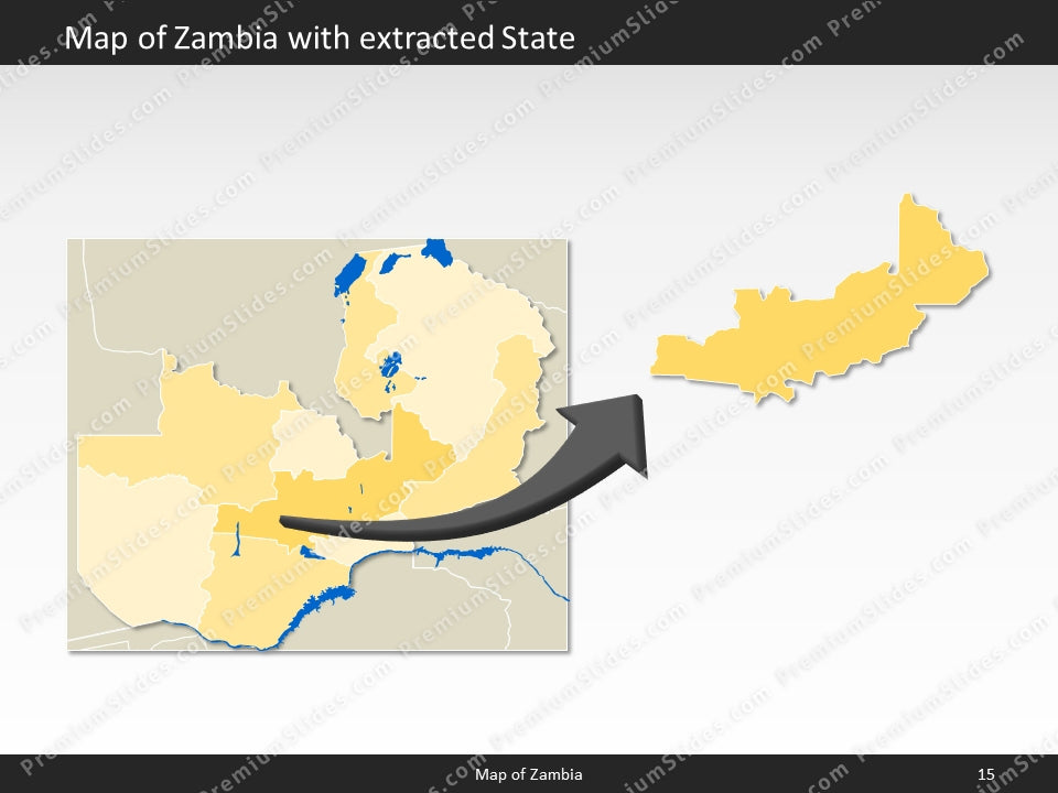 powerpoint map zambia