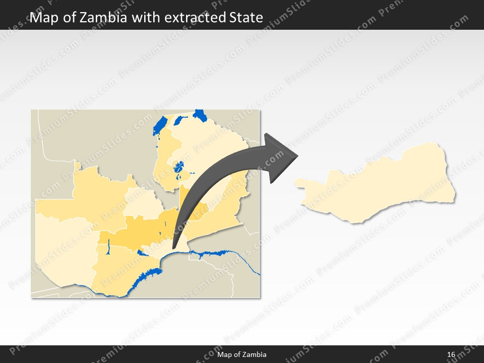 powerpoint map zambia