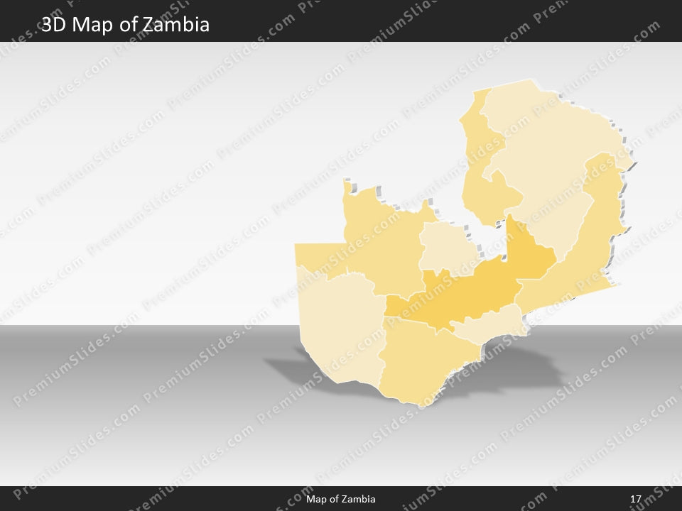 powerpoint map zambia