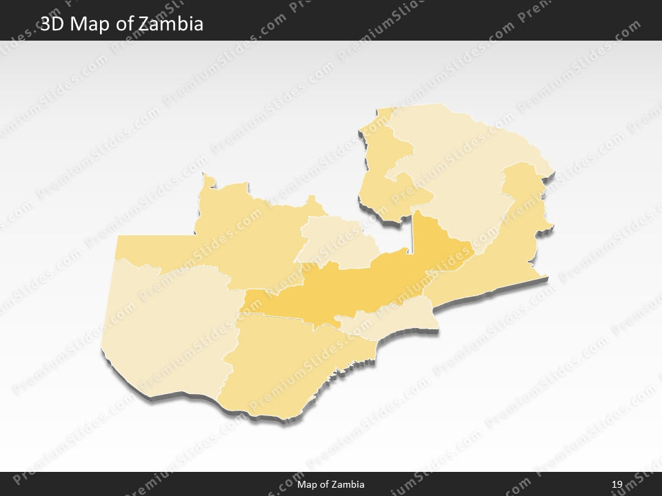 powerpoint map zambia
