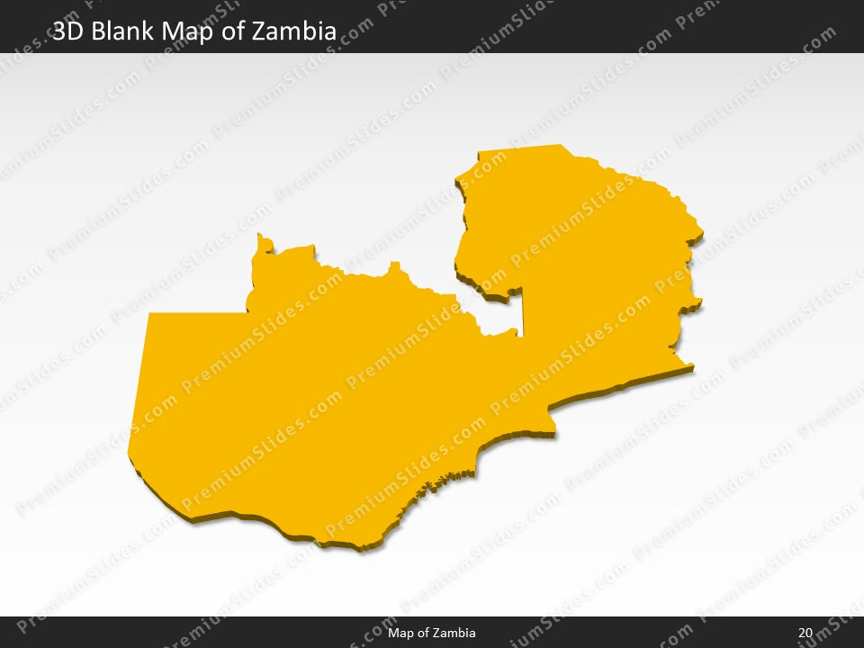 powerpoint map zambia