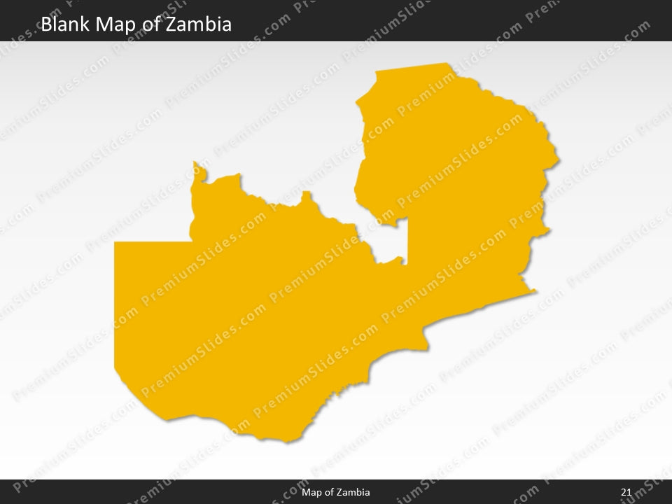 powerpoint map zambia
