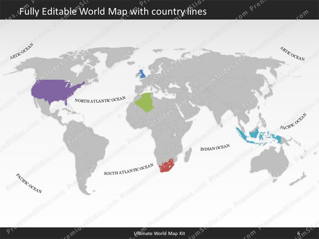 Ultimate World Map Kit Classic