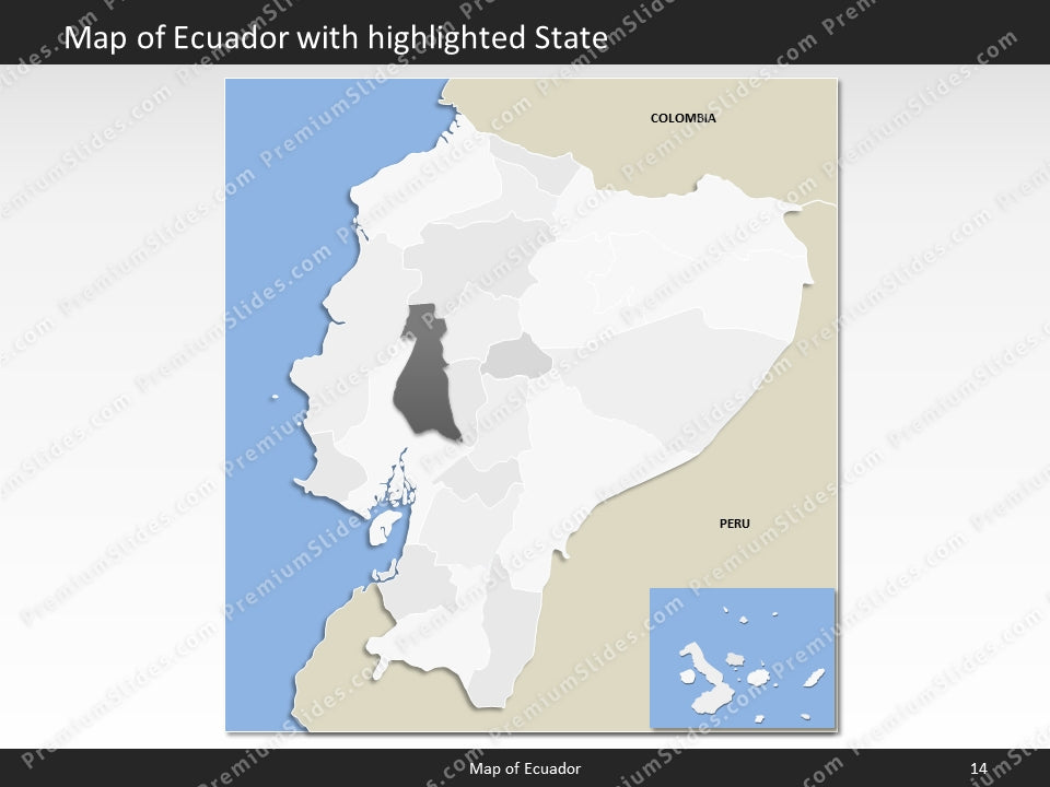 powerpoint map ecuador