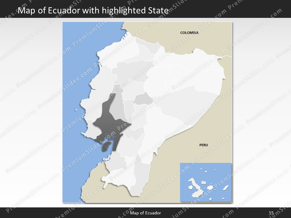 powerpoint map ecuador